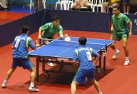 Listas las parejas para la final de dobles mixtos en el VIII Campeonato Nacional Mayores de Tenis de Mesa
