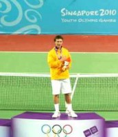 Juan Sebastián Gómez, número uno del tenis juniorista