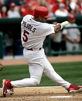 Pujols anotó el cuadrangular 400