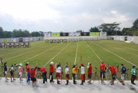 Nacionales y extranjeros se encontraron en el campo de tiro con arco
